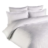 Sateen White Jacquard Bedding Set