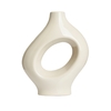 Sculptural Ceramic Vase,  Cream