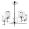 Shirley Large Semi Flush Bathroom Ceiling Light,  Chrome