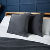 Small Microfleece Cushion,  Charcoal