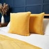 Small Microfleece Cushion,  Ochre