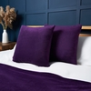 Small Microfleece Cushion,  Plum