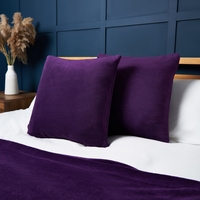 Small Microfleece Cushion,  Plum