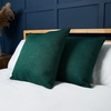 Snow Fleece Cushion,  Green