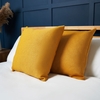 Snow Fleece Cushion,  Ochre