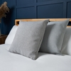 Snow Fleece Cushion,  Silver
