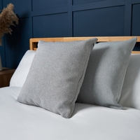 Snow Fleece Cushion,  Silver