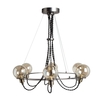 Soho Semi Flush Ceiling Light,  Satin Nickel