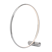Sola LED Ring Floor Lamp,  Chrome