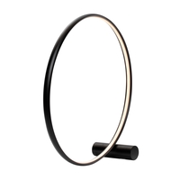 Sola LED Ring Floor Lamp,  Matte Black