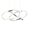 Sola LED Triple Ring Ceiling Pendant,  Chrome
