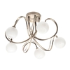 Soni Large Flush Ceiling Light,  Antique Brass