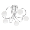 Soni Large Flush Ceiling Light,  Chrome