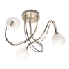 Soni Small Flush Ceiling Light,  Antique Brass