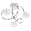 Soni Small Flush Ceiling Light,  Chrome