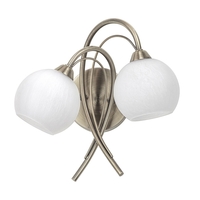 Soni Wall Light,  Antique Brass and Alabaster