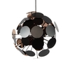 Sputnik Discs Ceiling Pendant Light,  Matte Black