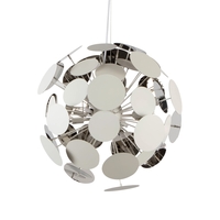 Sputnik Discs Ceiling Pendant Light,  Matte White