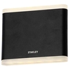 Stanley Moselle Outdoor Small LED Flush Up & Down Wall Light,  Black
