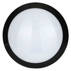 Stanley Verese IP66 Outdoor LED Flush Ceiling or Wall Light with Sensor,  Black