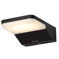 Stanley Vorma Outdoor LED Wall Downligher,  Black
