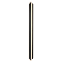 Ste 24 Watt Outdoor CCT Linear Wall Light,  Black