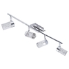 Stellar Bubble LED Bathroom Spotlight Bar,  Chrome