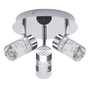 Stellar Bubble LED Bathroom Spotlight Plate,  Chrome