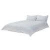 Super King Stonewashed Cotton Bedding Set,  Light Grey