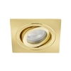Sym Square IP65 Tiltable Downlight,  Satin Brass