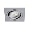 Sym Square IP65 Tiltable Downlight,  Satin Nickel