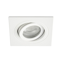 Sym Square IP65 Tiltable Downlight,  White