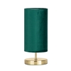 Taylor Velvet Table Lamp,  Green and Brass