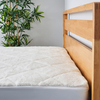 Teddy Bear Double Mattress Protector,  White