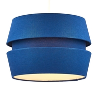 Three Layer Linen Easyfit Shade,  Navy