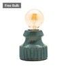 Tizzo Retro Vessel Table Lamp with 95mm Bulb,  Teal