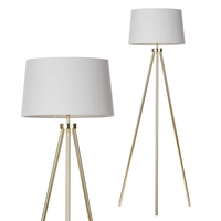 Tristan Tripod Floor Lamp,  Brass