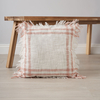 Tula Check Cushion,  Pink