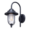 Walker Outdoor Fishermans Style Wall Light,  Black