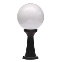 Westray Outdoor Globe Post Light,  Black