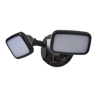 Wilson Twin 20 Watt LED Outdoor Flood Light,  Black