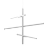 Zaha Stick LED Ceiling Pendant,  Silver