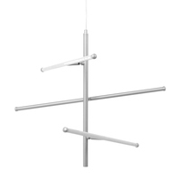 Zaha Stick LED Ceiling Pendant,  Silver