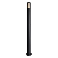 Zeb Adjustable Outdoor Post Light,  Black