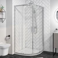 1000mm Quadrant Shower Enclosure with Shower Tray - Pavo