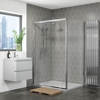 1200 x 800 Rectangular Sliding Shower Enclosure - Vega