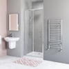 Bi Fold Shower Door 900 6mm Glass - Juno Range