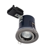 Black Adjustable IP20 Fire Rated Downlight - Pack of 6