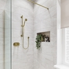 Brass Concealed Shower Mixer with Dual Control & Slide Rail Kit and Handset - Camden