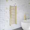 Brass Heated Towel Rail Radiator 1200 x 500mm - Sonoran